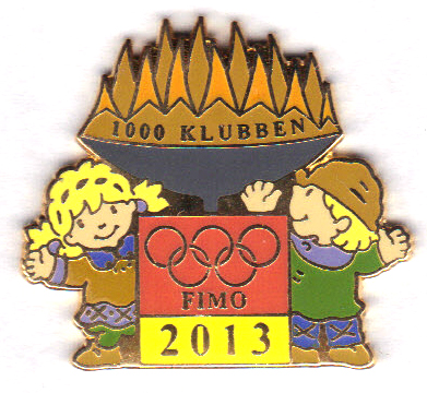 1000-klubben Kristin og Håkon maskotter FIMO 2013 Lillehammer OL