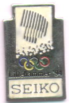 Seiko logo pin - luminous