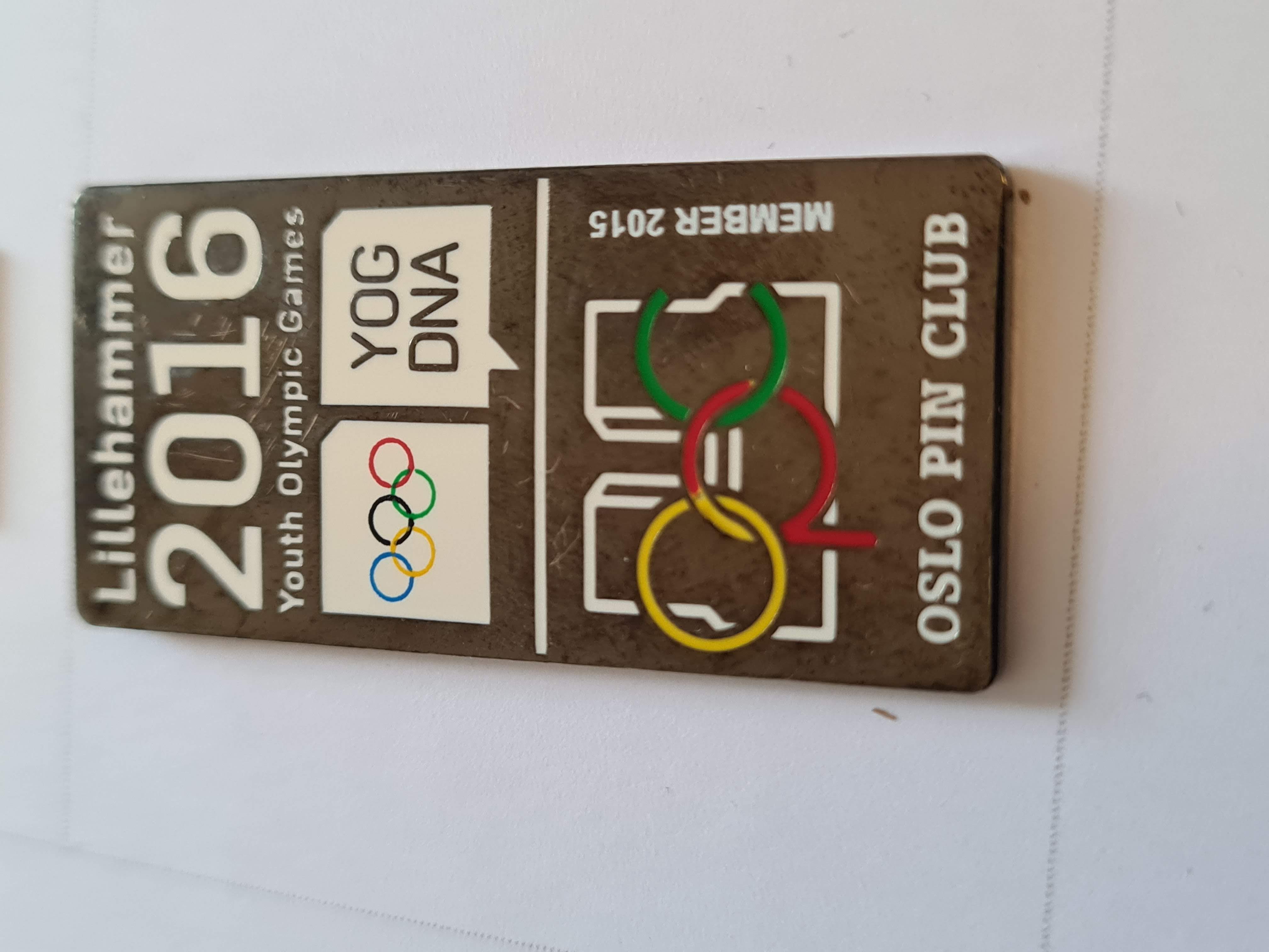 Oslo Pin Club member without number 2015 - Lillehammer 2016
