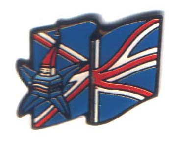Albertville 1992 Mascots flag Great Britain