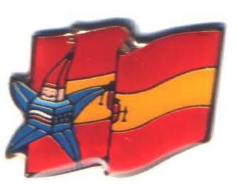 Albertville 1992 Mascots flag Spain