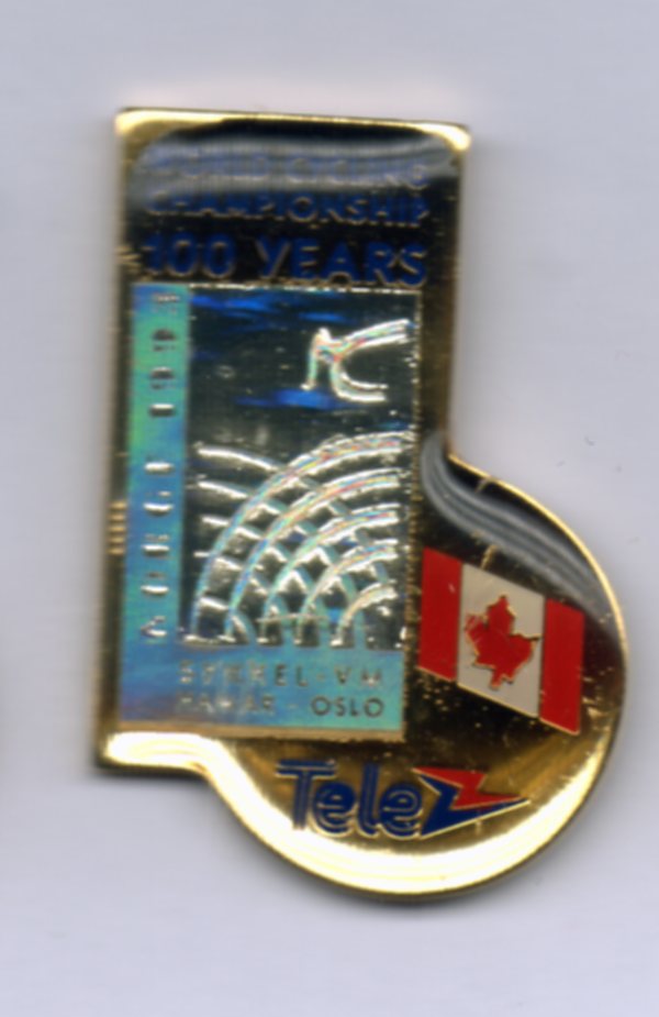 Tele nation pin Canada Sykkel VM 1993