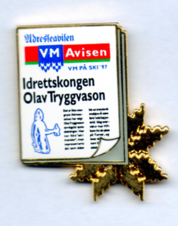 Adresseavisen Olav Tryggvason Ski VM Trondheim 1997